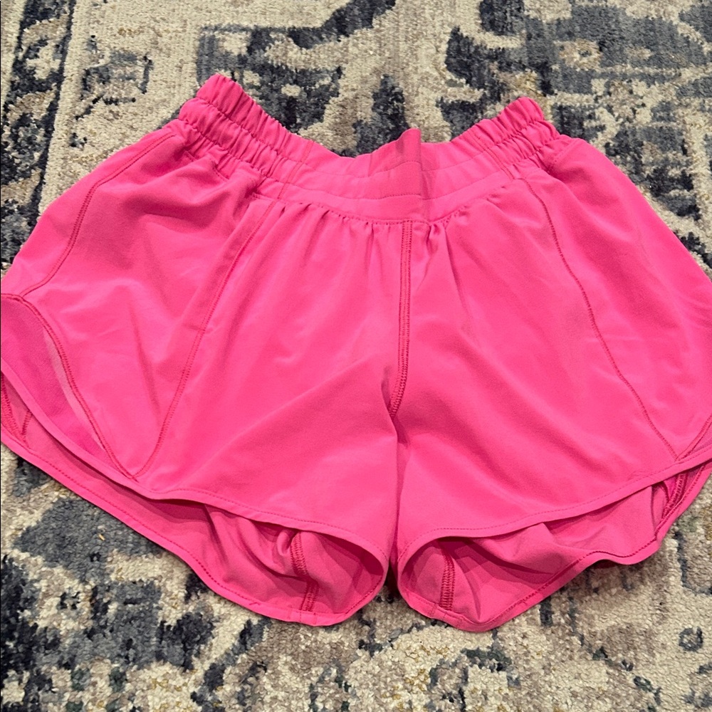 Lululemon Athletica Bright Pink Athletic Shorts